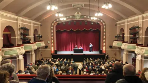 Charles Heslett/BBC Ilkley Town Council meeting