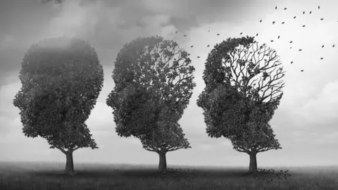 Getty Images Artist's image of memory loss