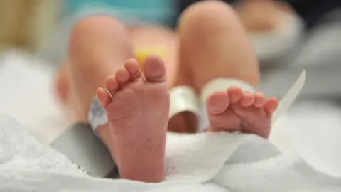 BBC A newly born baby