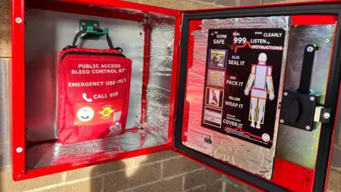 Wingman Mentors Bleed kit in open box
