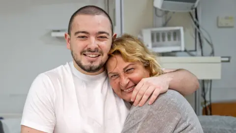 Almog Meir Jan after he was freed