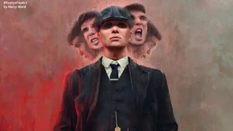 BBC/ Harry Ward Peaky Blinders fan art by Harry Ward