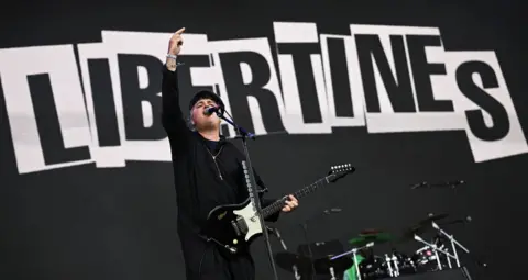 Reuters Pete Doherty at Glastonbury