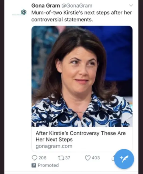 Kirstie Allsopp slams Twitter over scam ads