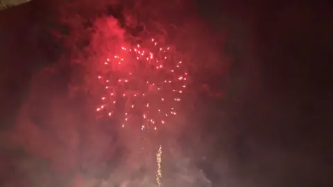 Sudbury Town Council Sudbury fireworks display