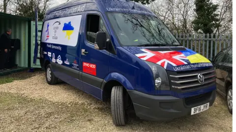 BBC Ukraine aid van