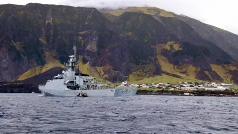 MoD HMS Forth in the South Atlantic