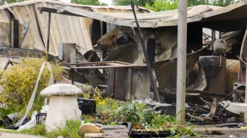 Roger King The fire damage