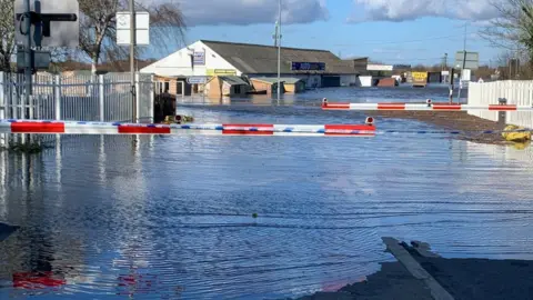 Eleanor Robertshaw Flooded rail line in Snaith