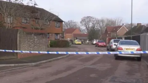 Eddie Mitchell Police cordon