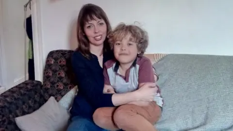 BBC Rosie and her son