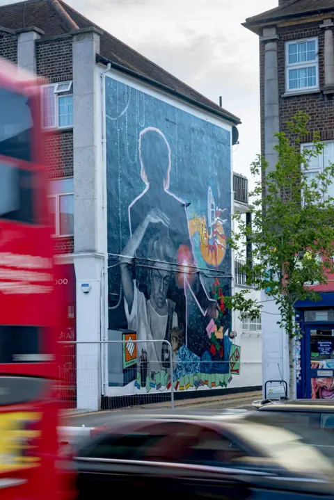 Dawn Mellor George Michael mural