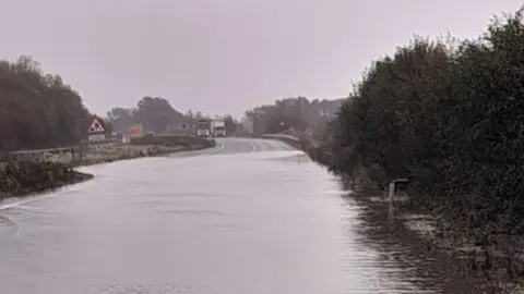 National Highways South West Flooding on A303