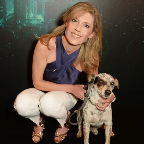 Getty Images Zoe Ley with a dog