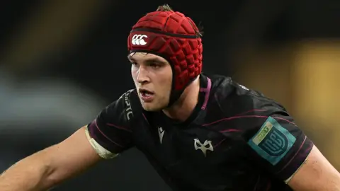 James Fender in action for Ospreys