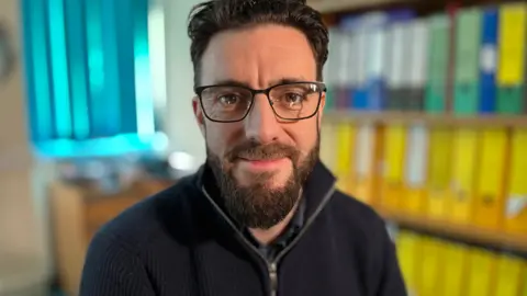 Martin Giles/BBC Darell Smith, Home Start Suffolk volunteer