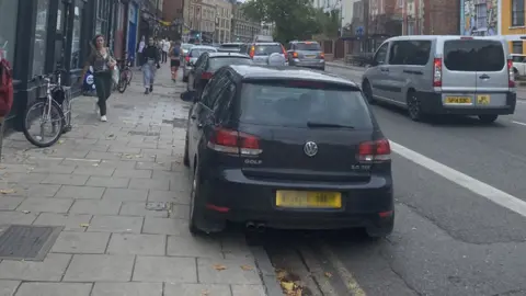 Emma Edwards Pavement Parking on Cheltenham Road