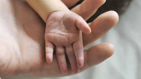 A baby's hand