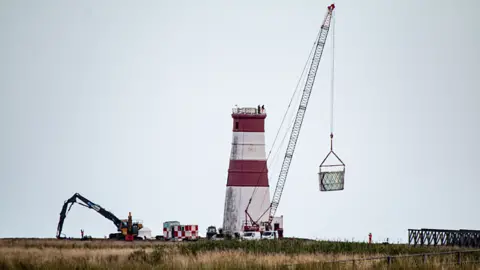 CWHMedia Lantern room lifted from Orfordness Lighthouse