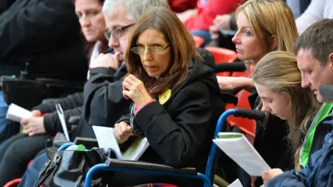 Getty Images Anne Williams at her final Hillsborough Memorial Service