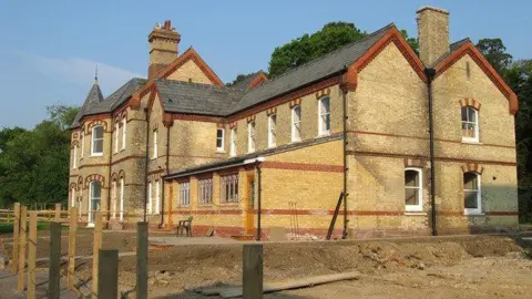 An exterior shot of Larchwood House in Haywards Heath 