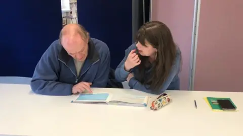 BBC Barry Boltman and Lucy Fitzsimmons coach