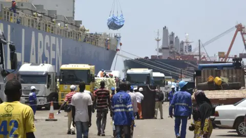 AFP/Getty Conakry port