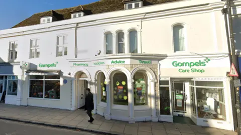 Google Gompels pharmacy, Melksham High Street