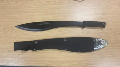 Cambridgeshire Police  Machete