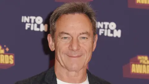 Jeff Moore/PA Wire Jason Isaacs arriving for the Into Film Awards at Odeon Luxe, Leicester Square in central London. Picture date: Tuesday June 16, 2026.