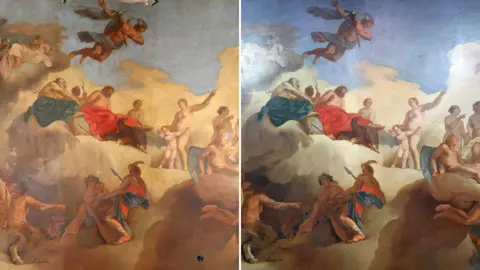 Boughton House Louis Chéron’s Venus interceding with Jupiter on behalf of her son, Aeneas