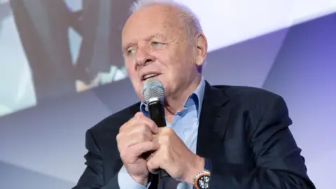 Greg Doherty / Getty Images Sir Anthony Hopkins at the 11th annual Leap, Leadership, Excellence and Accelerating Your Potential conference