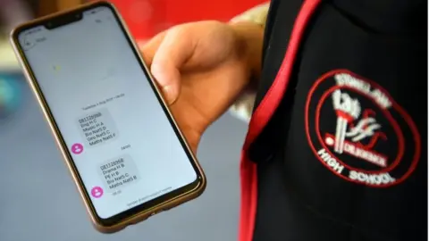 Reuters pupil with results text