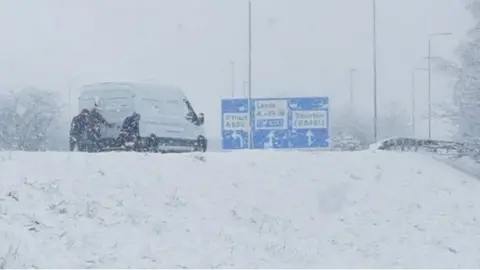 Robert Simpson M1 near Leeds
