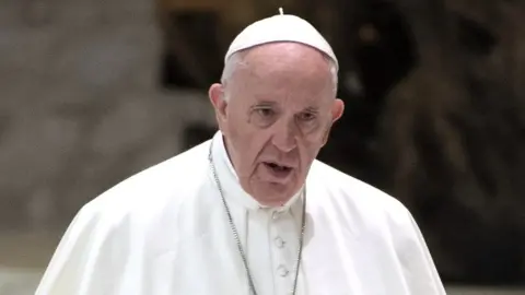 EPA Pope Francis at his weekly general audience in the Paolo VI Hall at the Vatican, 6 February 2019