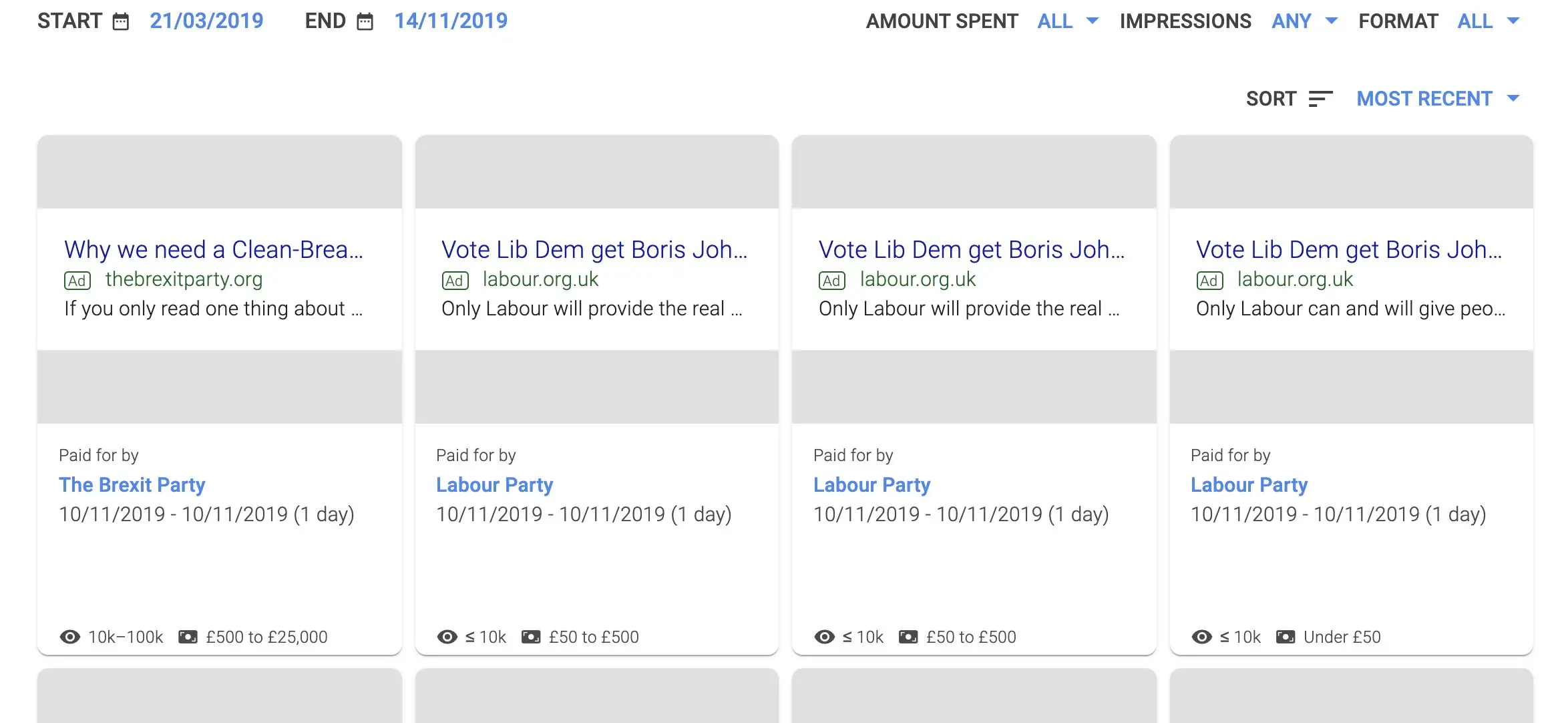 Google Google ad library