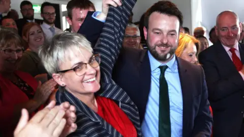 Press Eye Margaret Ritchie and Colum Eastwood