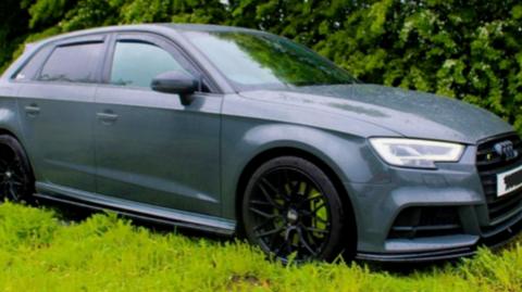 The Audi S3 which was stolen