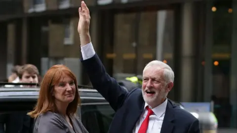 Getty Images Karie Murphy and Jeremy Corbyn