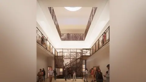 Feilden Clegg Bradley Studios View in the Dr Martin Luther King Jnr building atrium