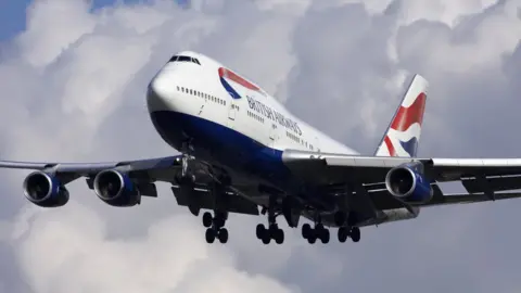 Getty Images British Airways 747 plane