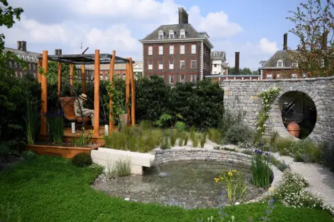 Getty Images The Harmonious Garden of Life garden, designed by Laurelie de la Salle