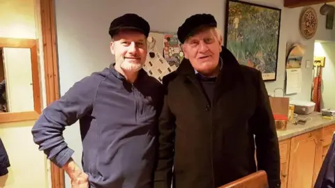 Family Photo Thomas Bicat with Dad Brian