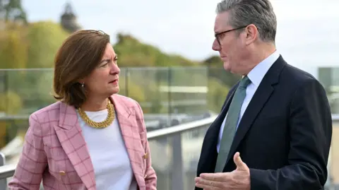 Reuters Wales' First Minister Eluned Morgan with Prime Minister Sir Keir Starmer 