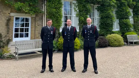 Left to right: Nick Willis, Jonny Burch, Chris Sweeney