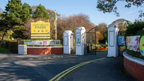 Lancaster City Council handout The entrance to Happy Mount Park in Morecambe