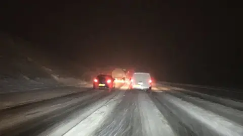 Eddie Reid M74 northbound at Abington