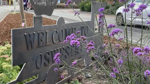 Nat Bainbridge Floral display in Oswestry