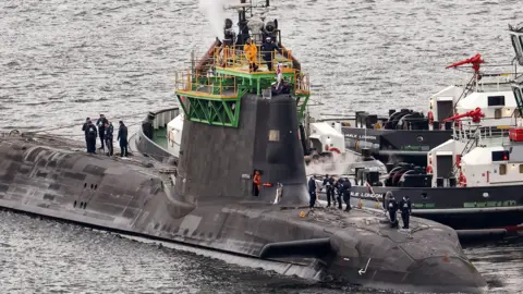 Astute-class nuclear-powered fleet submarine pictured in March 2025