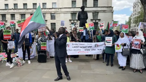 BBC Protest against the Sudan war